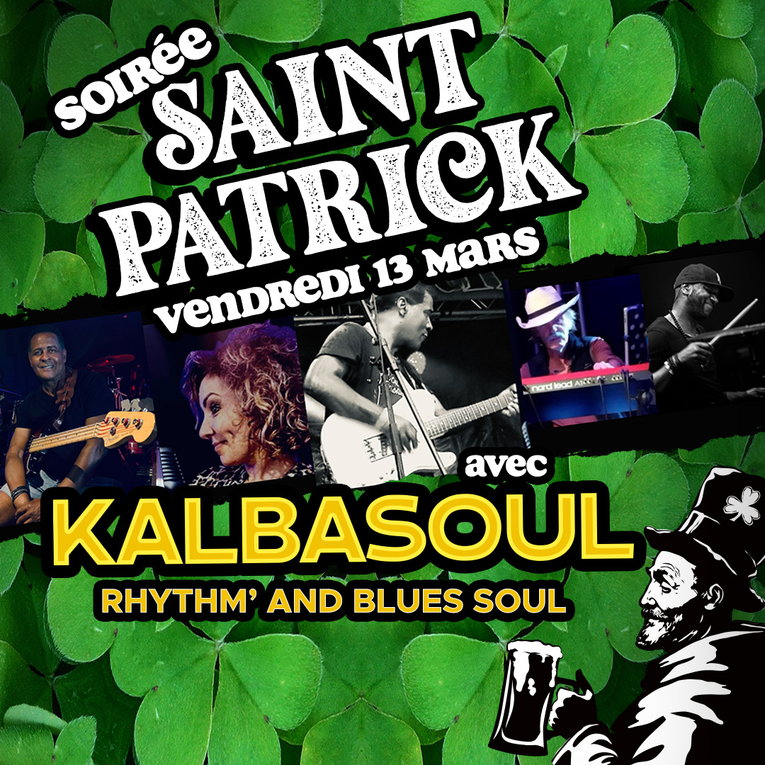 Soirée Saint-Patrick avec KalbaSoul à la brasserie Les Dominicains